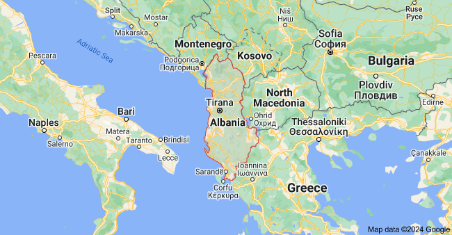 Facts about Albania Map